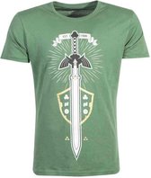 Zelda - The Master Sword Heren T-Shirt - Green - L