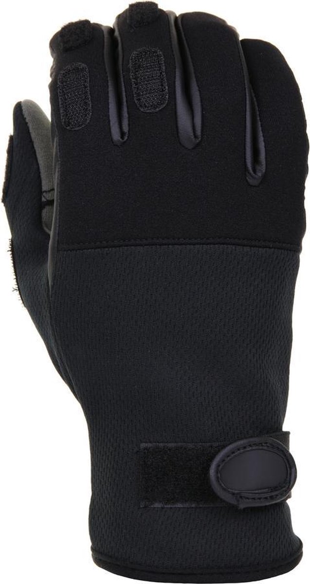 Stealth - Tactical neoprene gloves (kleur: Zwart / maat: XS)