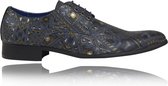 Apichu - Maat 46 - Lureaux - Kleurrijke Schoenen Voor Heren - Veterschoenen Met Print