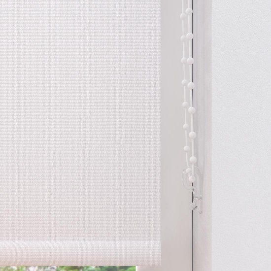 Store à enrouleur Easy Blackout Off White 90 x 190 cm