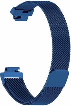 Fitbit Inspire (HR) Luxe Milanees bandje |Blauw / Blue| Premium kwaliteit | Maat: M/L | RVS |TrendParts