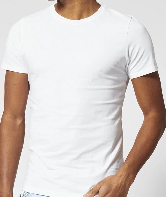 Lot de 1 T-Shirt Beeren - col rond - Blanc - taille M