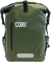 Waterproof Dry Bag Backpack 25L and 40L with Padded Laptop Sleeve - Green 25L