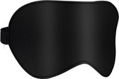 100% zijden slaapmasker - Huidvriendelijk en verstelbare elastische band - Voor vrouwen en mannen - Oogmasker Nachtmasker - Helpt bij slapeloosheid - Perfect voor op reis - Zwart