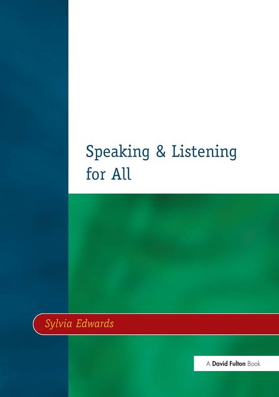Speaking & Listening for All - cover