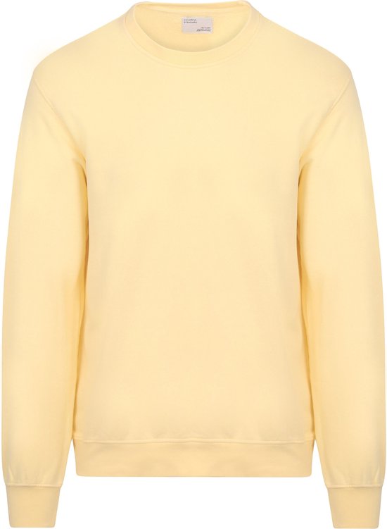 Colorful Standard - Sweater Soft Yellow - Heren - Maat XL - Regular-fit