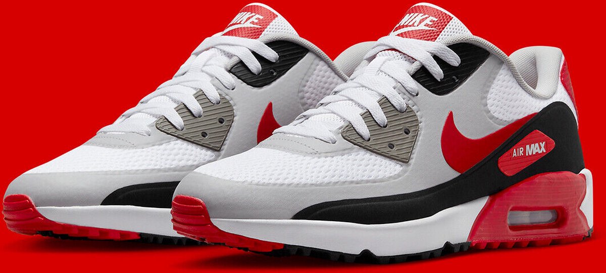 nike red check shoes