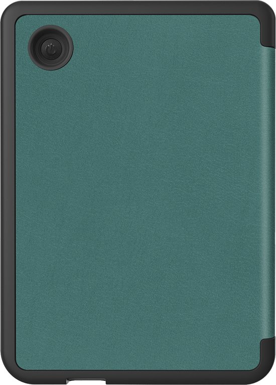Hoesje Geschikt voor Kobo Clara BW Hoes Book Case - Hoes Geschikt voor Kobo Clara BW Hoesje Book Cover Met Screenprotector - Donkergroen van Hoesje  — afbeelding 5