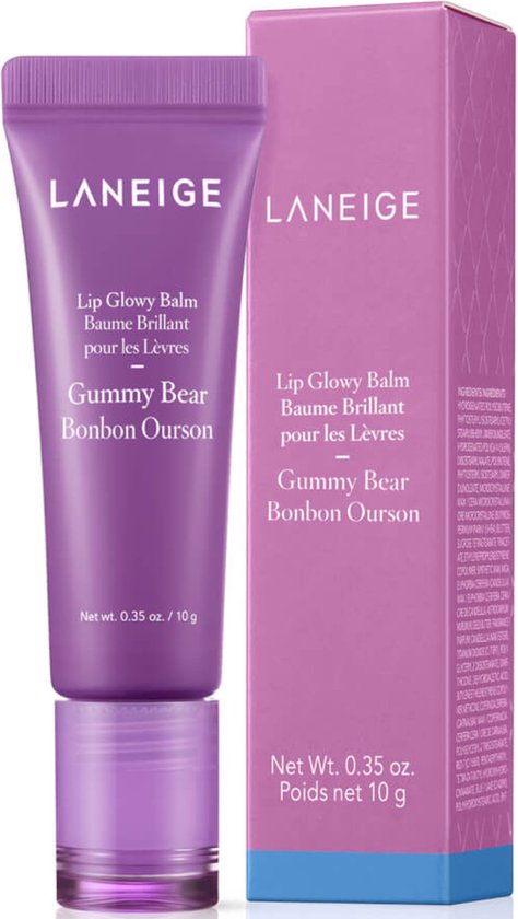 Baume à Lèvres Brillant Laneige Lip Glowy - Parfum Gummy Bear (Ours En Gélatine) - 10g - Neuf