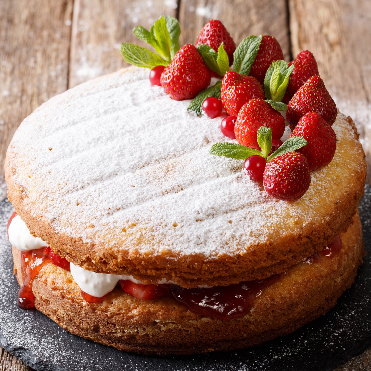 Russell Hobbs RH03425EU7 Nightfall Stone Springvorm, 24 cm bakvorm met antiaanbaklaag, ronde ovenplaat van koolstofstaal, biscuitcake, cheesecake, taarten, PFOA-vrij