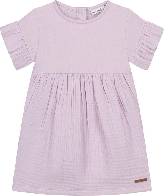 Prénatal baby jurk mousseline - Meisjes - Violet - Maat 62