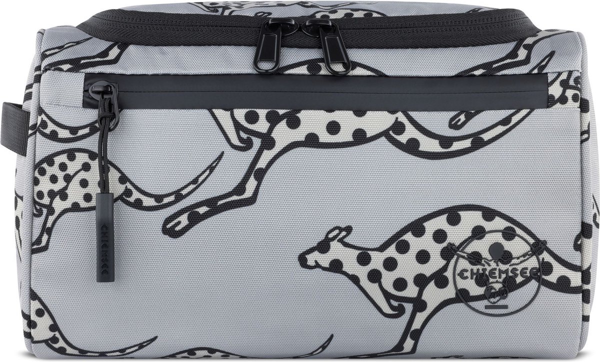 Chiemsee Jump N Fly Toilettas 25 cm - 4 L - Ritssluiting - grau