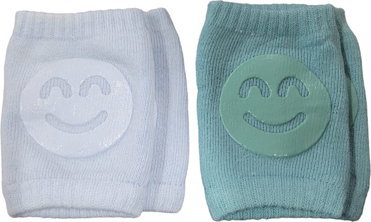 Meet-shop Baby kruipen, baby kniebeschermers 5 paar baby kruipbeschermers kruiphulp met rubberen punten anti-slip voor baby kruiphulp kniebeschermers 0-24 maanden
