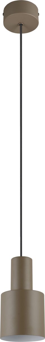 TRIO AGUDO - Hanglamp - Taupe - excl. 1x E27 4 W - Plafondbevestiging - In hoogte verstelbaar