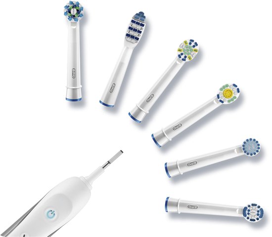 Oral-B CrossAction - Opzetborstels - 4 stuks