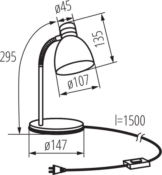 Bureaulamp Zara | Zilver — afbeelding 5