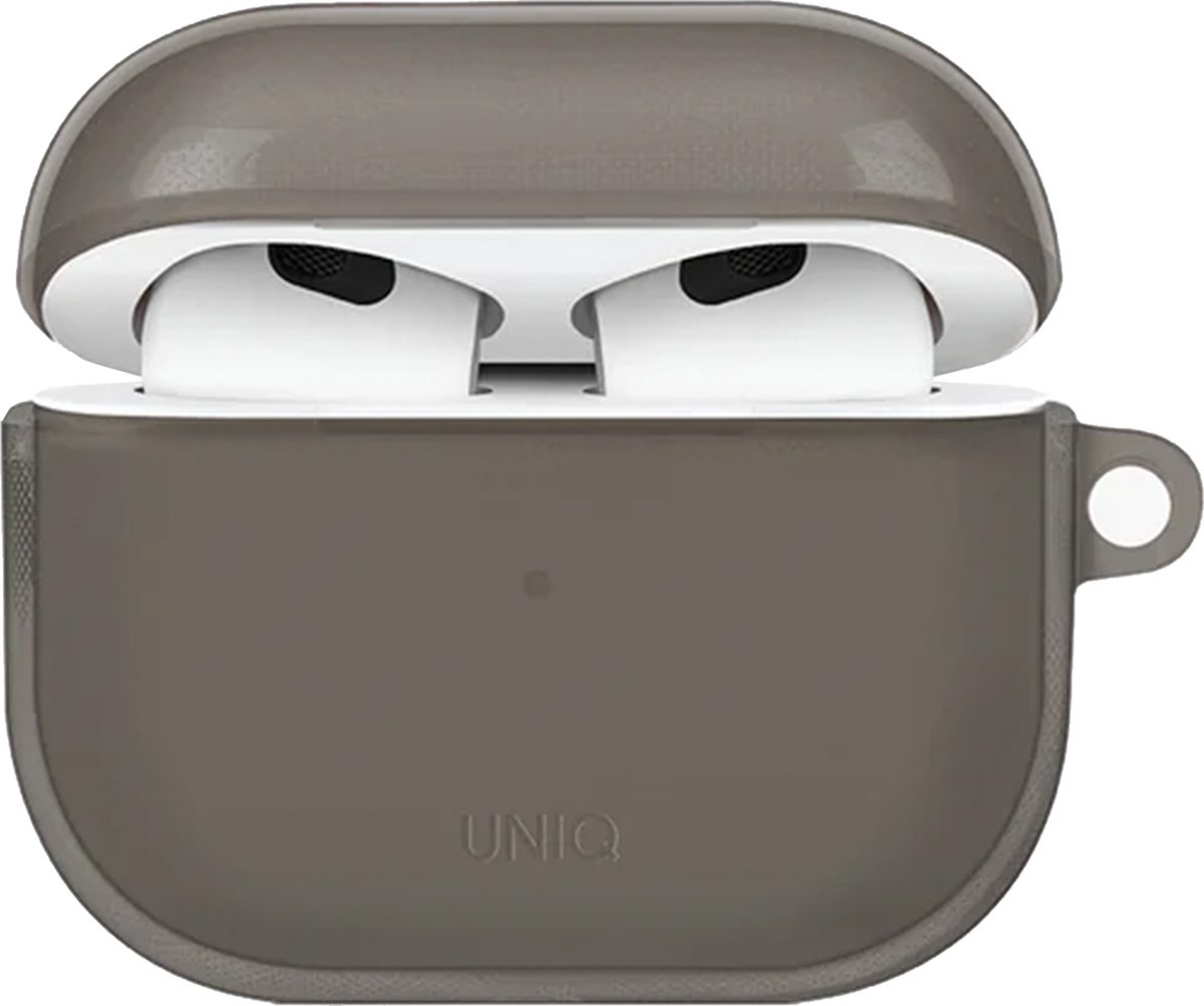 Uniq Glase Case voor de Apple AirPods 3 (2021) - Glossy Smoke