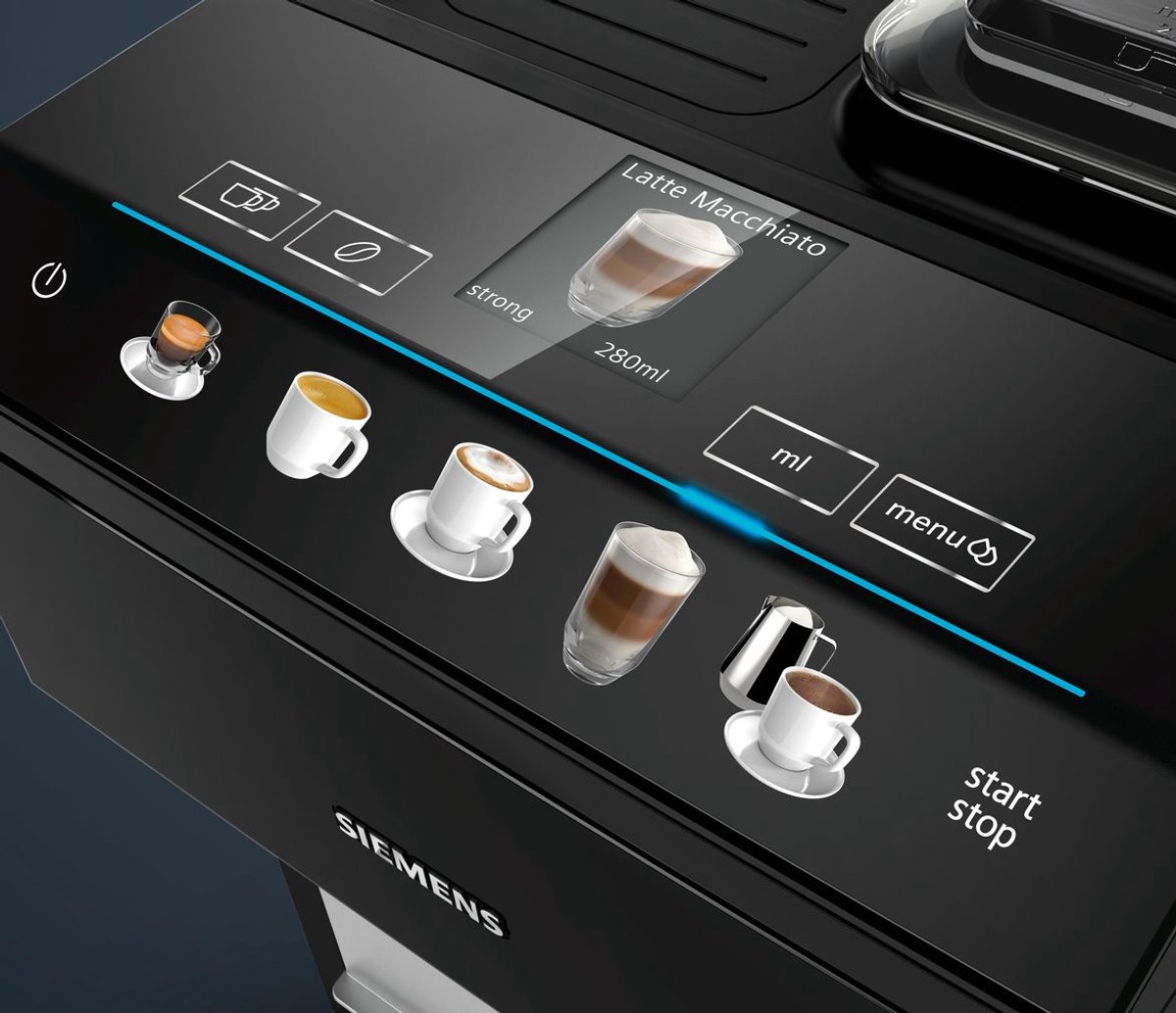 Siemens EQ500 Volautomatische Koffiemachine - Zwart - afbeelding 3
