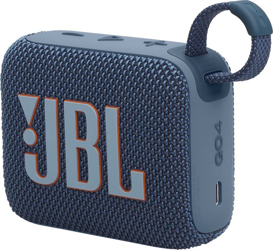 JBL Go 4 - Draadloze Bluetooth Mini Speaker - Draadloos Muziek Box - 7 uur - IP67 - Waterbestendig - Blauw