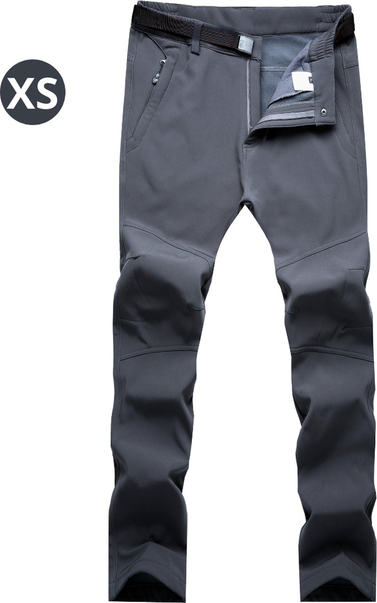 Nivard Skibroek - Skipak - Snowboard Broek - Winterbroek - Sneeuwbroek - Heren - Dames - Unisex - Wintersport - Donker Grijs XS