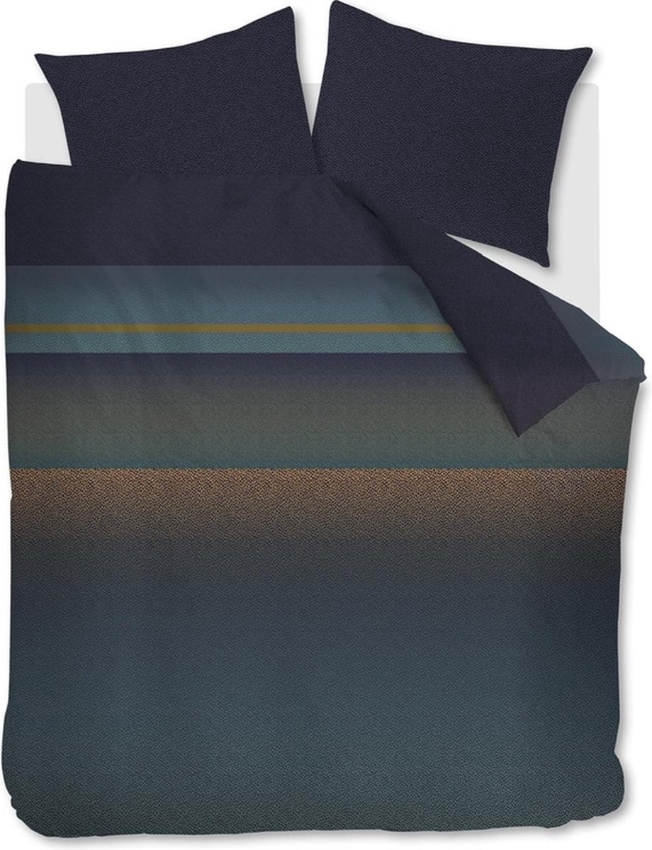Beddinghouse Lenny dekbedovertrek - Eenpersoons - 140x200/220 cm - Blauw