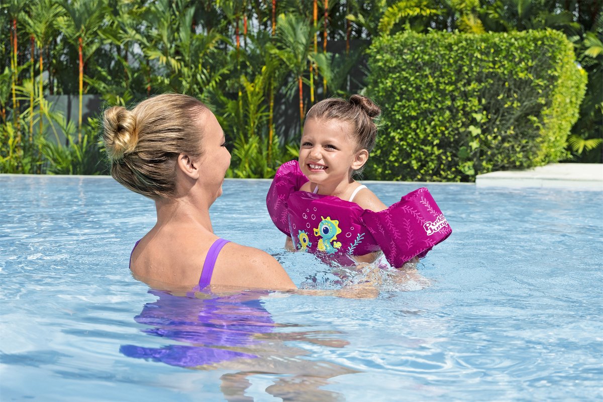 Bestway Puddle Jumper Zeepaardjes - Verstelbare zwembandjes voor kinderen - Draagkracht 15 - 30 kg size — afbeelding 12