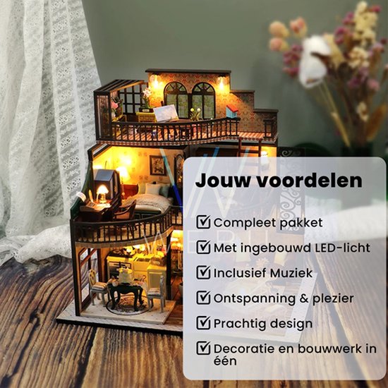 Bouwpakket Poppenhuis Meubeltjes Kinderkamer – De