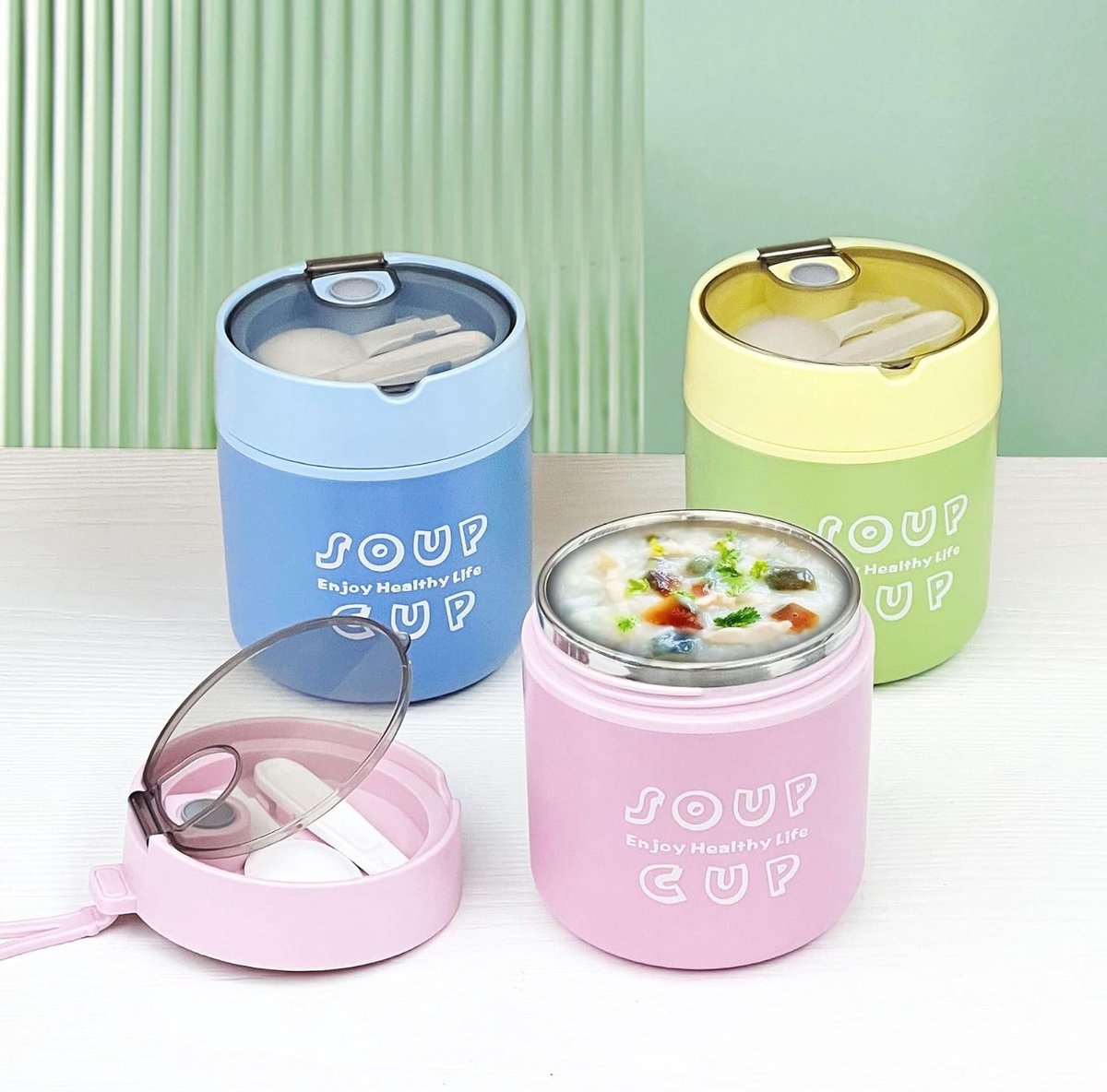 Dreamhigh® Thermos Alimentaire Chaud 850 Ml, Acier Inoxydable Boite