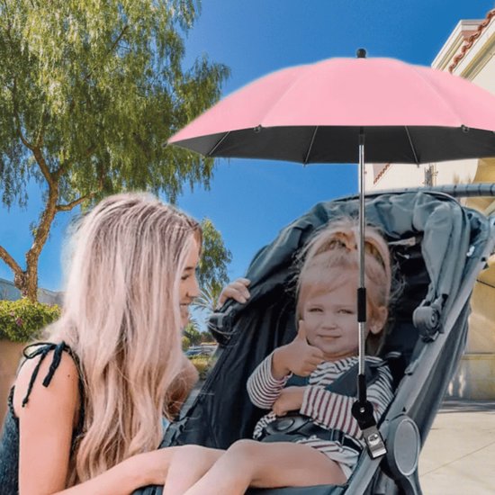 Livano Parasol de Plage - Parasol Extra Fort - Parapluie Coupe-Vent - Plage - Plein air - Protection UV - Zwart