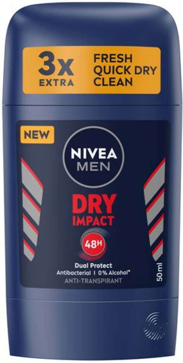 Goedkoopste Nivea Deo Stick Men - Dry Impact 50 ml