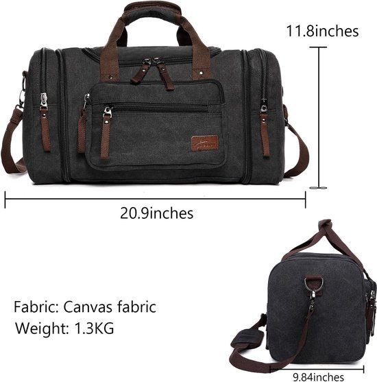 UNIQUEBELLA Paktas, kledingtas, reistas, paktas, schoudertas voor heren, vliegtuig, reizen, zaken, fitnesspak, sporttas voor kleding, sporttas voor heren Normaal Donkergrijs