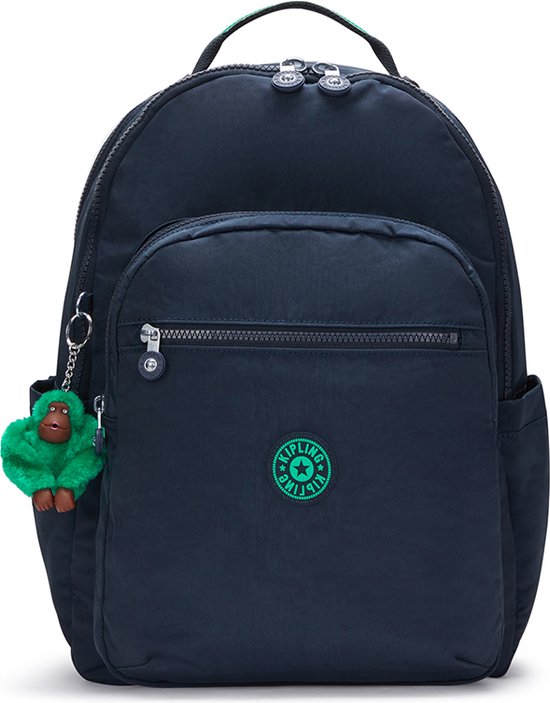 Sac a dos Kipling Seoul College Blue vert bol