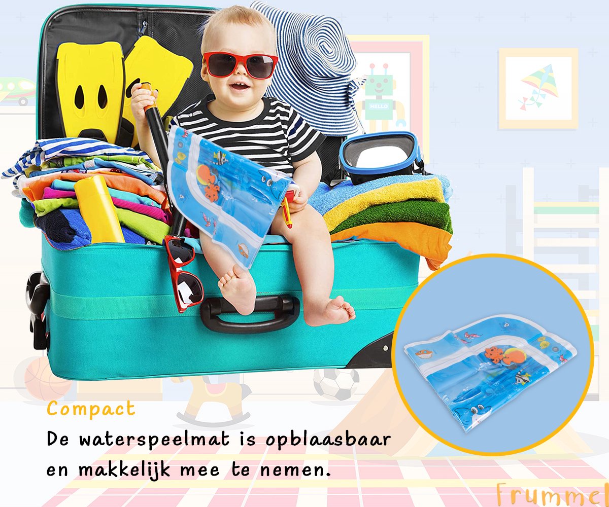 Frummel Waterspeelmat Baby - Watermat - Baby Shark thumbnail 5