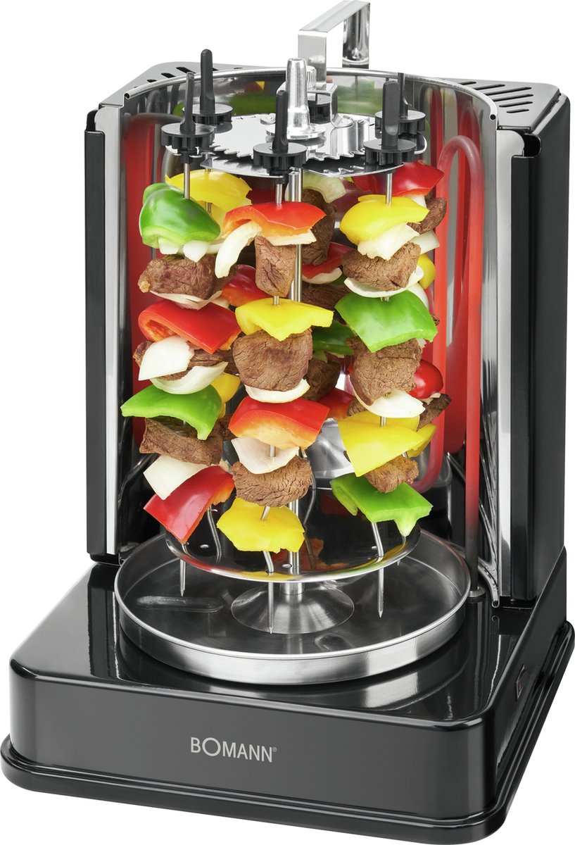 Bomann DVG 3006 CB - Multigrill, Shoarmagrill, Kebab grill, kippengrill