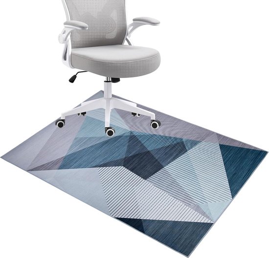 ORIENTOOLS Gaming Chair Mat For Carpet 120 Cm Round, Non-Slip Office