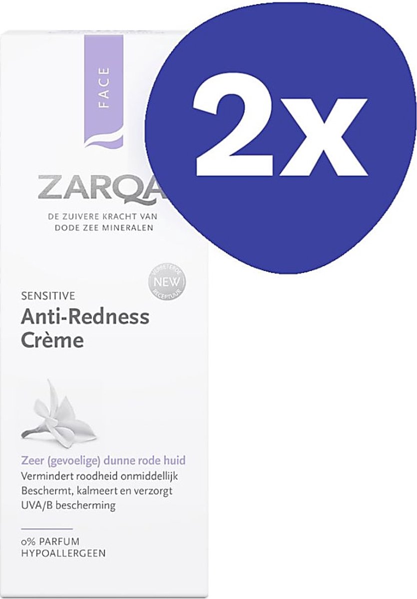 Goedkoopste Zarqa Anti-Redness Cream (2x 50ml