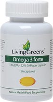 Bol.com Livinggreens Omega 3 visolie forte 96 capsules aanbieding