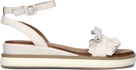 Nova dames sandalen met sleehak beige