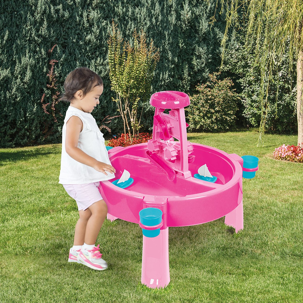 Dolu 2 in 1 Watertafel & Zandtafel - Unicorn - Meisjes Speelgoed - Waterbaan - Buiten & Binnen — afbeelding 11