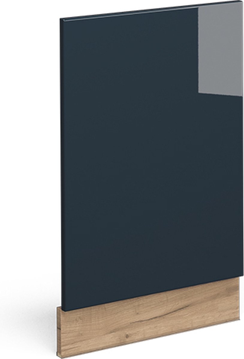 Vicco Fame-Line Keukenkasten – 45 cm, WB Marmer Donkerblauw hoogglans