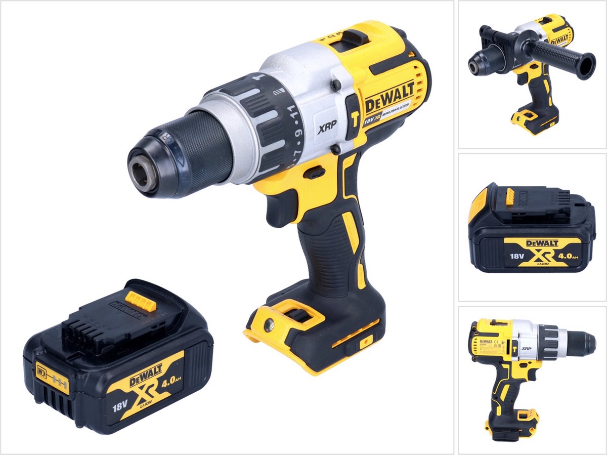 DeWalt DCD 996 N accu-klopboormachine 18 V 95 Nm borstelloos + 1x accu 4,0 Ah - zonder oplader