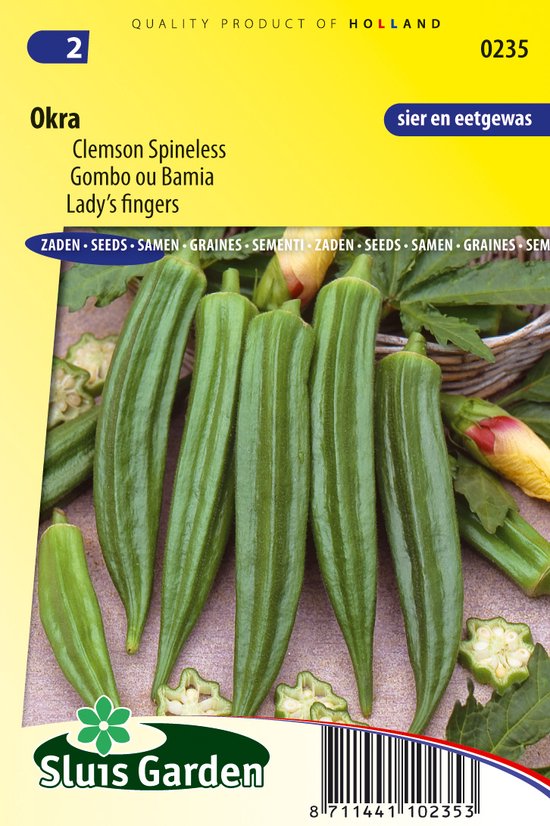 Okra zaden Clemson Spineless