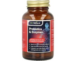 All Natural biotica supplementen & enzymen 60 Vegetarische capsules