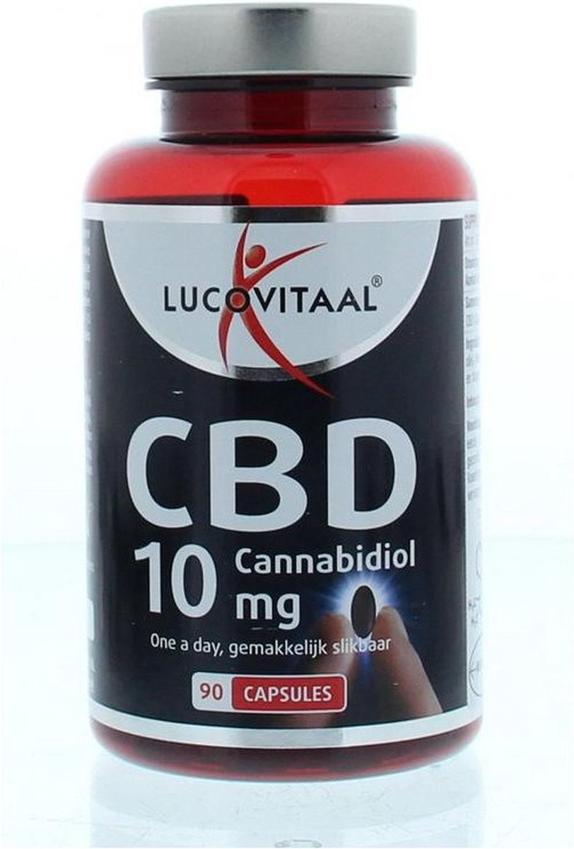 Lucovitaal CBD capsules 10 milligram Supplement - 90 capsules - Cannabidiol