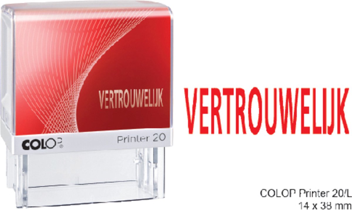 Tekststempel Colop Printer 20/L vertrouwelijk