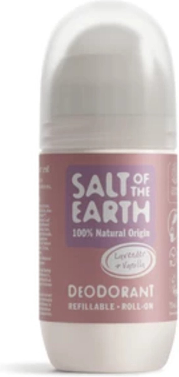 Salt of the Earth Natuurlijke Deodorant Roller Lavender & Vanilla 75 ml