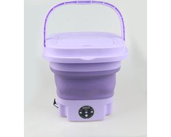 Aqua Laser Mini-wasmachine | Camping-wasmachine | Draagbare mini-wasmachine | Studenten Wasmachine | paars