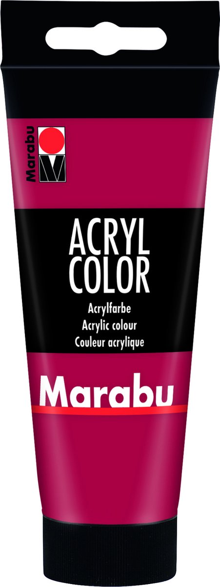 Marabu 12010050032 acrielverf 100 ml Rood Koker