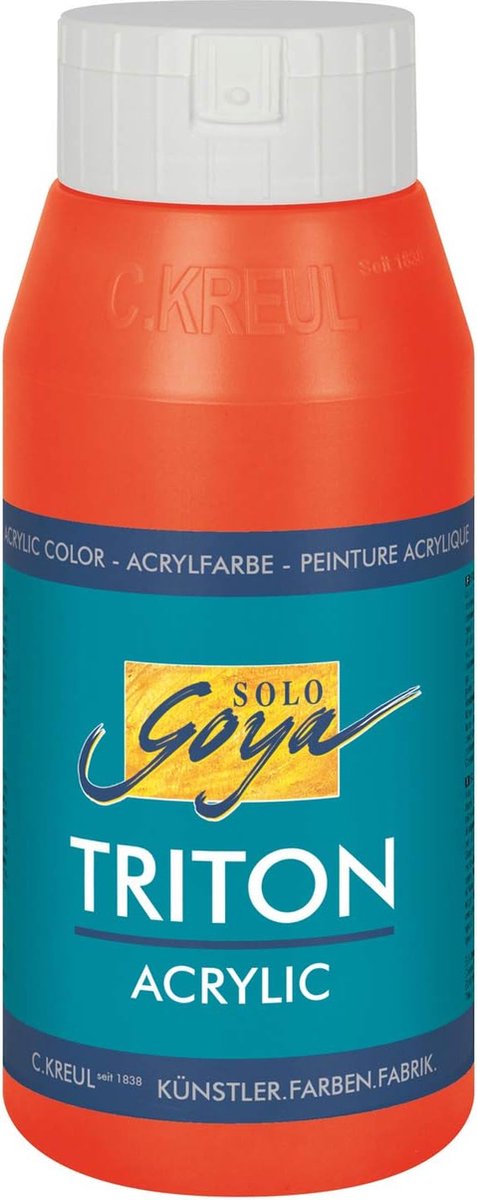 Solo Goya TRITON - Rode Acrylverf – 750ml