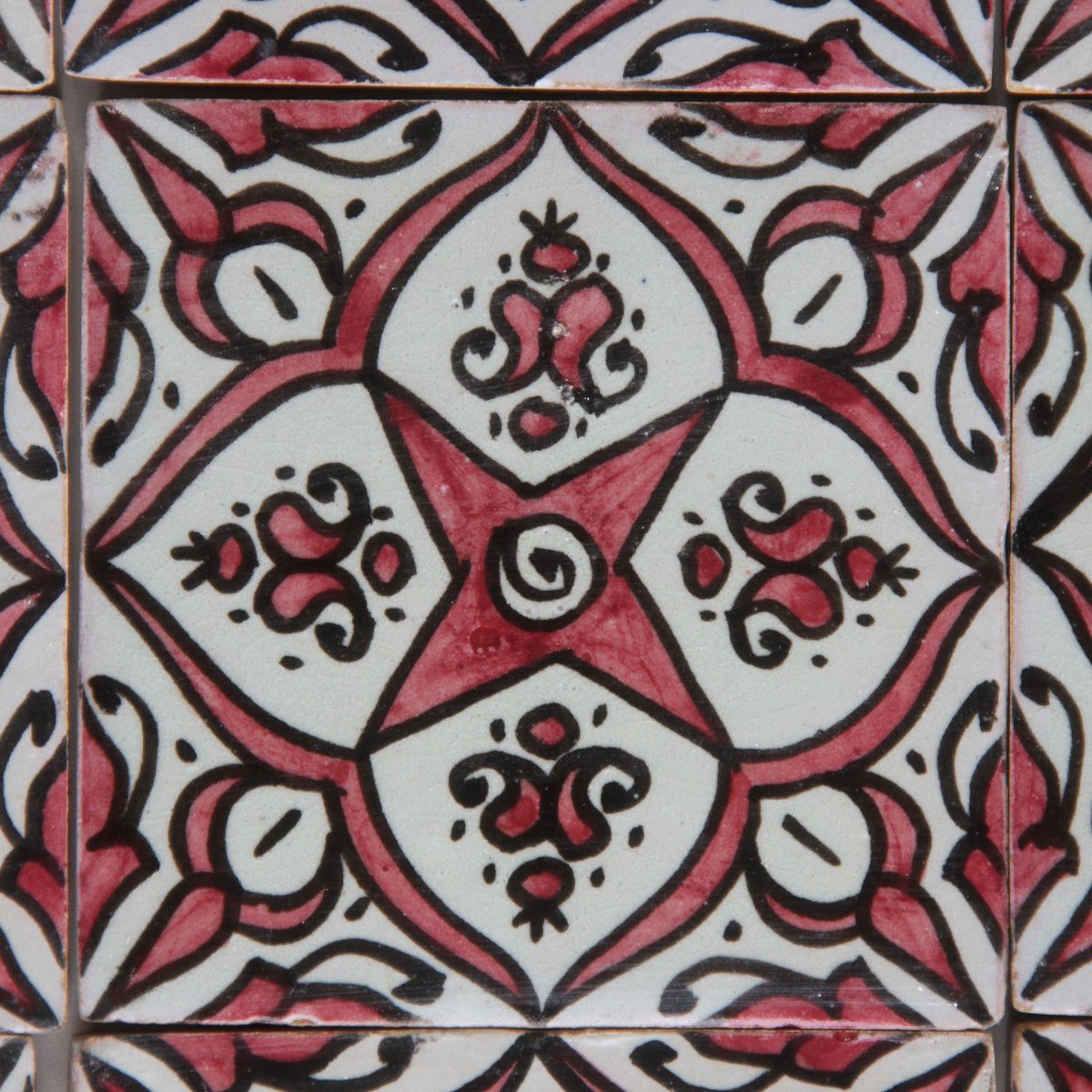 Handbeschilderde tegel Meliha